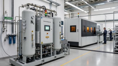 Stickstoff selbst erzeugen: PSA-Generator für die Laserfertigung