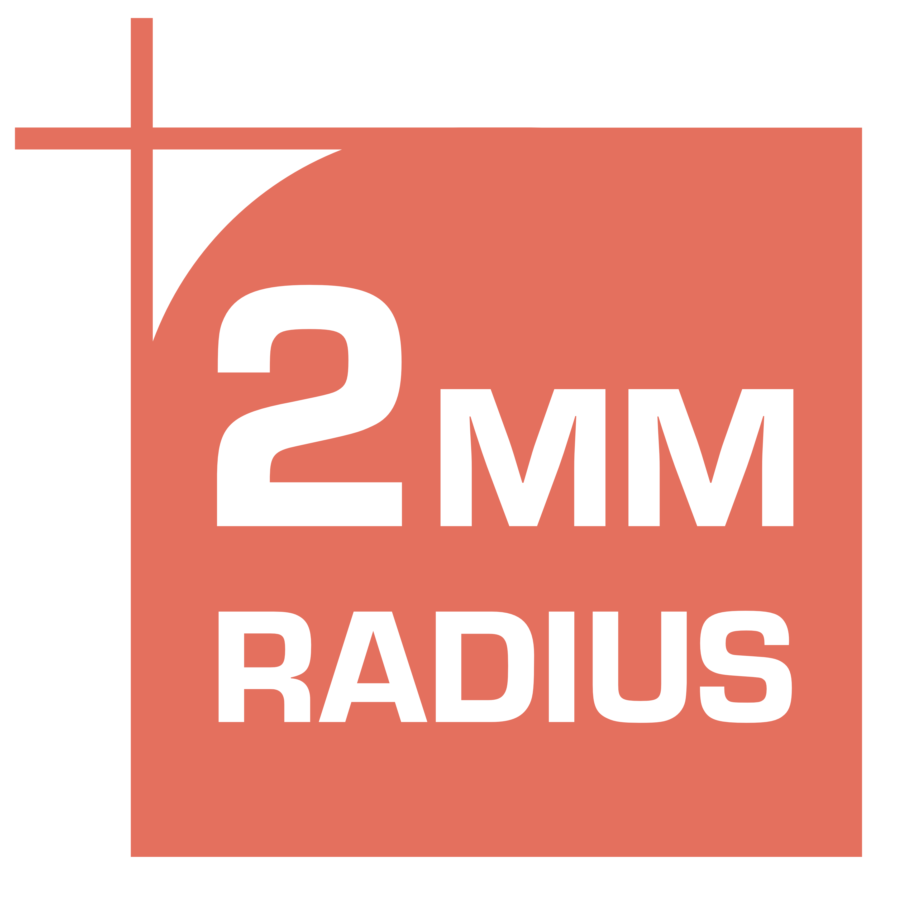 2 mm Radius