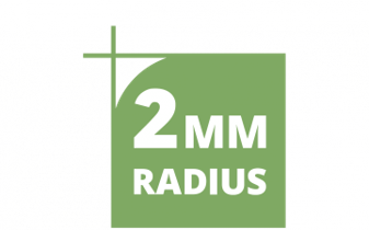 2mm Radius
